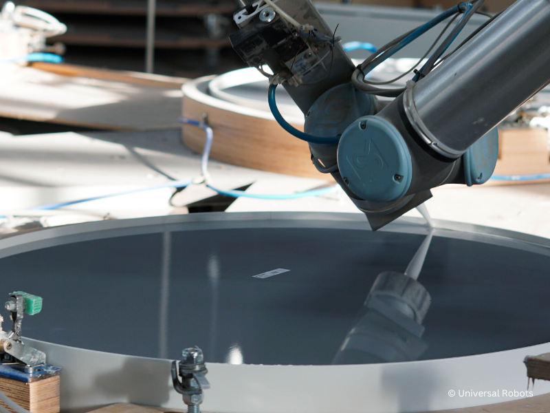 Universal Robots Cobot Anwendung Kleben